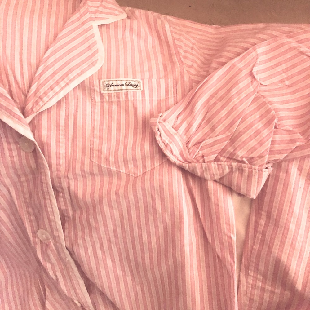 Candy 🌷🌷🌷Pink striped pj’s
